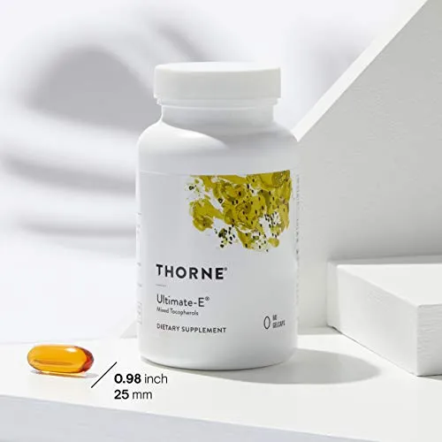Thorne Ultimate-E Capsule - Contains All of The Natural Forms of Vitamin E - 60 Gelcaps