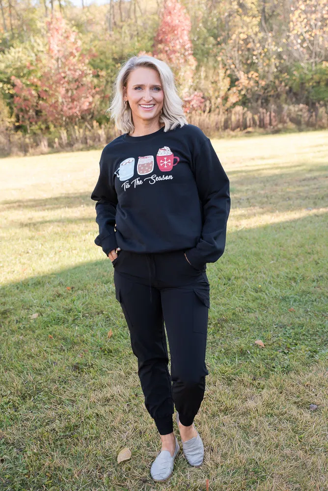Tis the Season Graphic Crewneck Sweatshirt