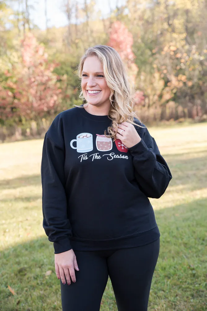 Tis the Season Graphic Crewneck Sweatshirt