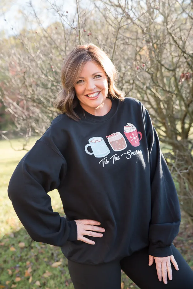 Tis the Season Graphic Crewneck Sweatshirt