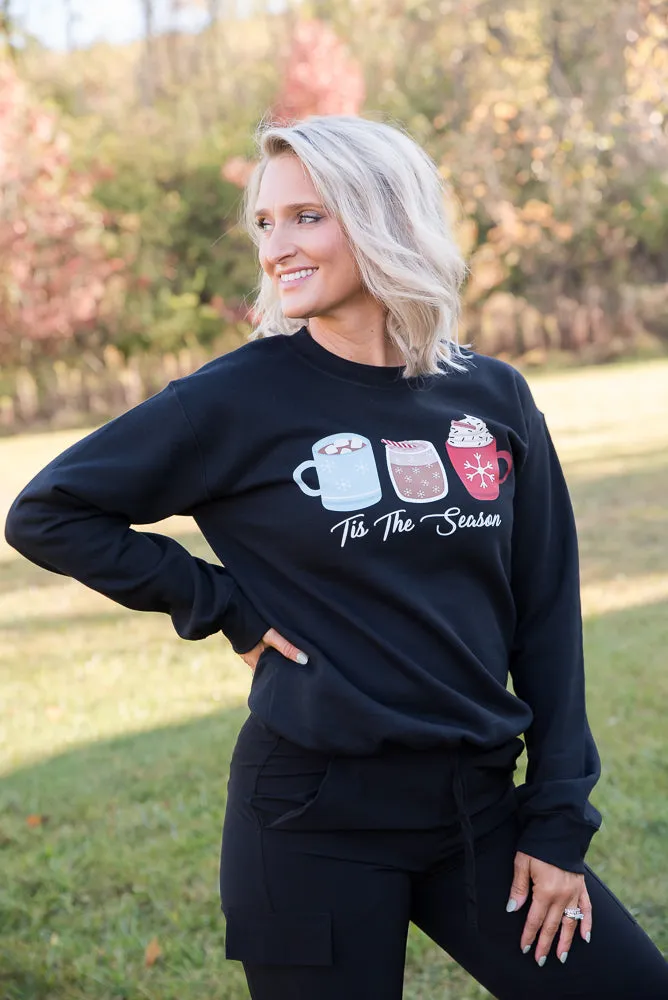 Tis the Season Graphic Crewneck Sweatshirt