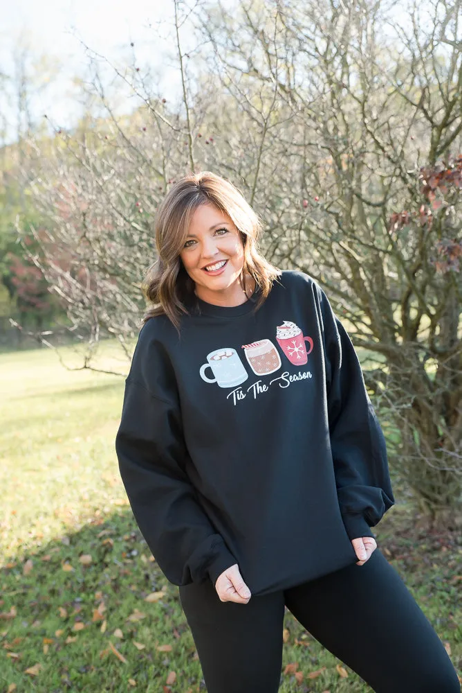 Tis the Season Graphic Crewneck Sweatshirt