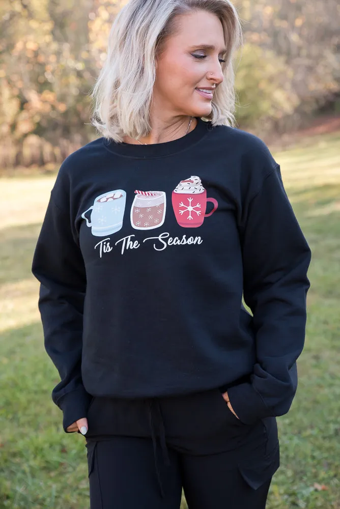 Tis the Season Graphic Crewneck Sweatshirt