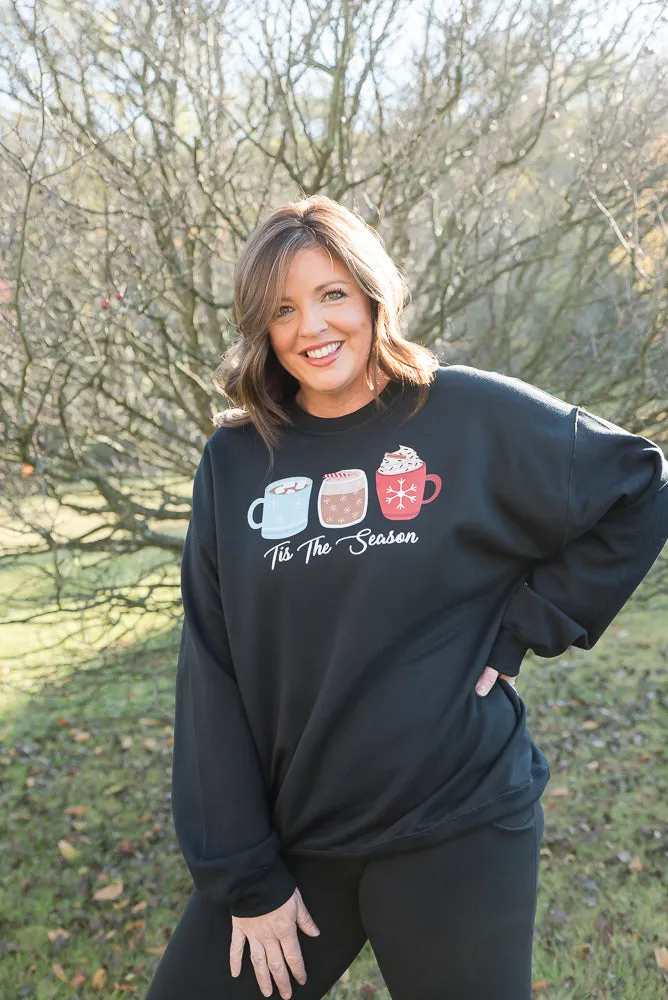 Tis the Season Graphic Crewneck Sweatshirt