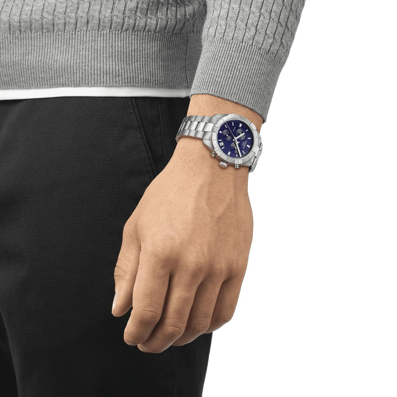 Tissot Men's Clock Pr 100 Sport Gent Chronograph 44mm Quartz Steel T101.617.11.041.00