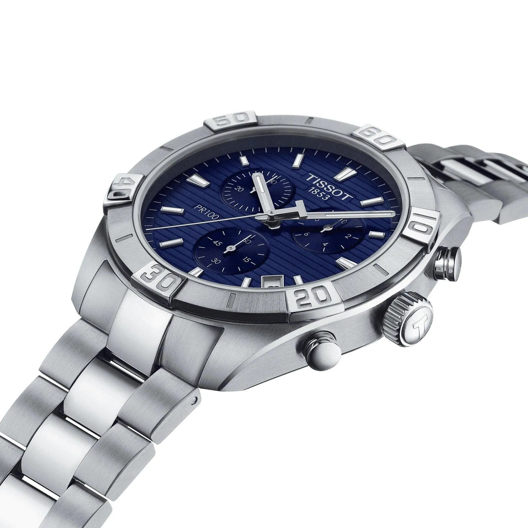 Tissot Men's Clock Pr 100 Sport Gent Chronograph 44mm Quartz Steel T101.617.11.041.00