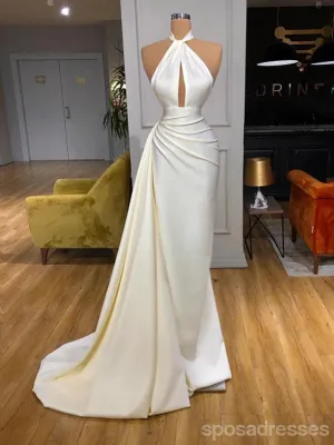 Unique Sheath Halter Cheap Long Prom Dresses Online,13000