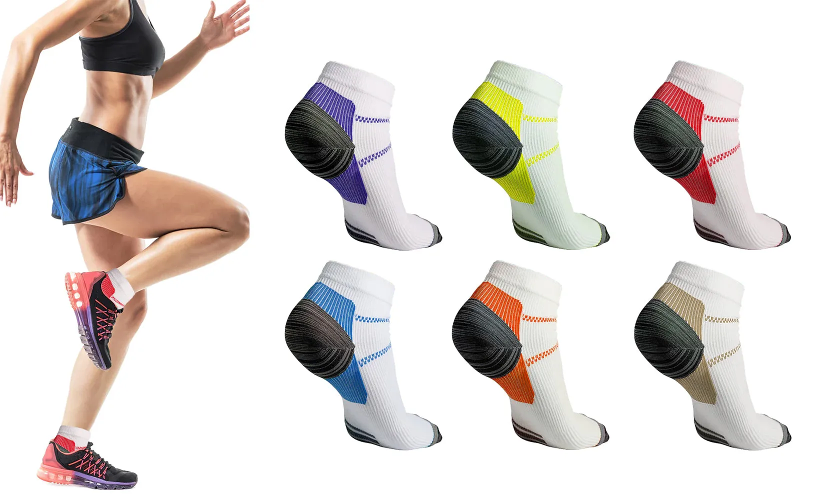 Unisex Ankle Compression Socks