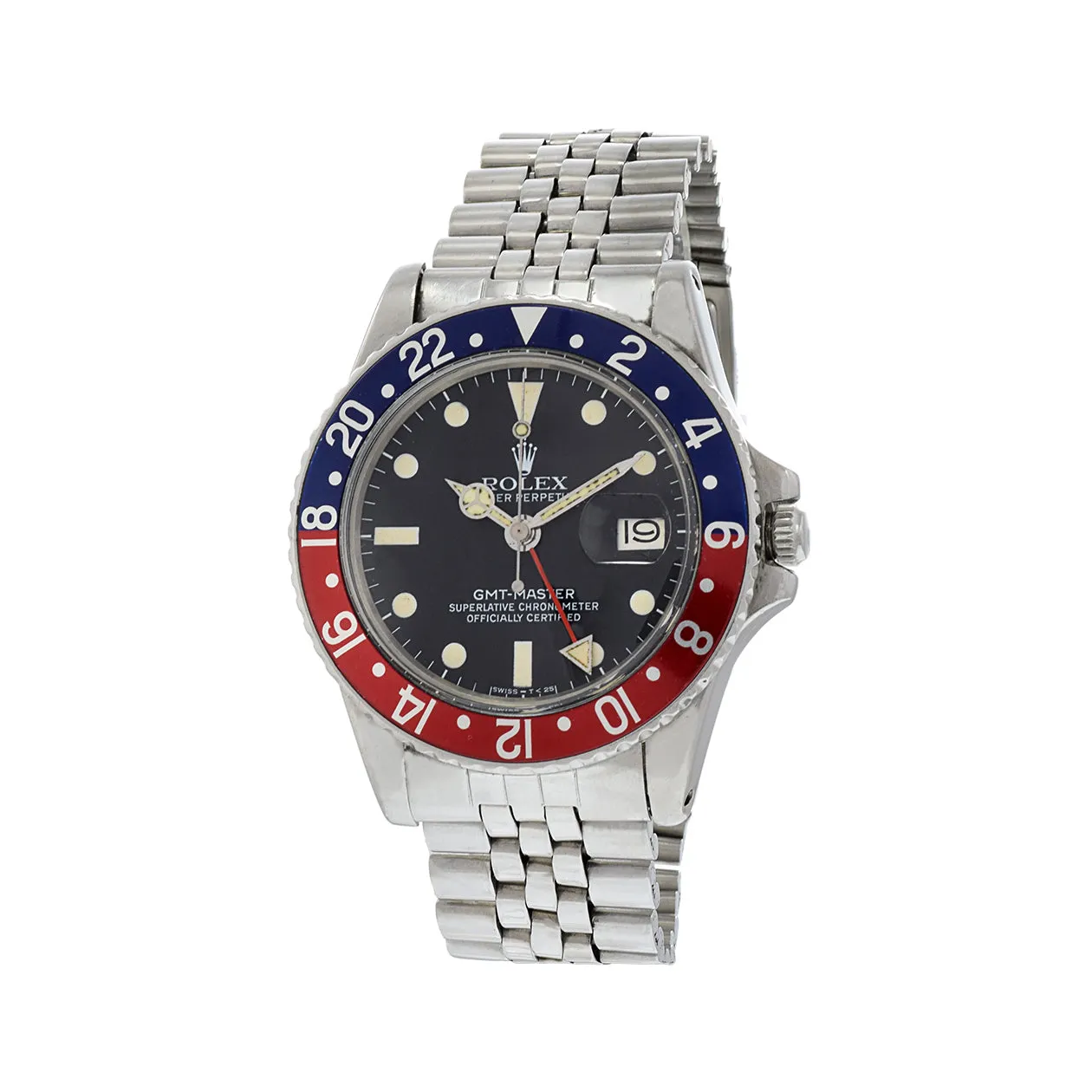 Vintage 1971 Rolex GMT-Master Ref 1675 Pepsi