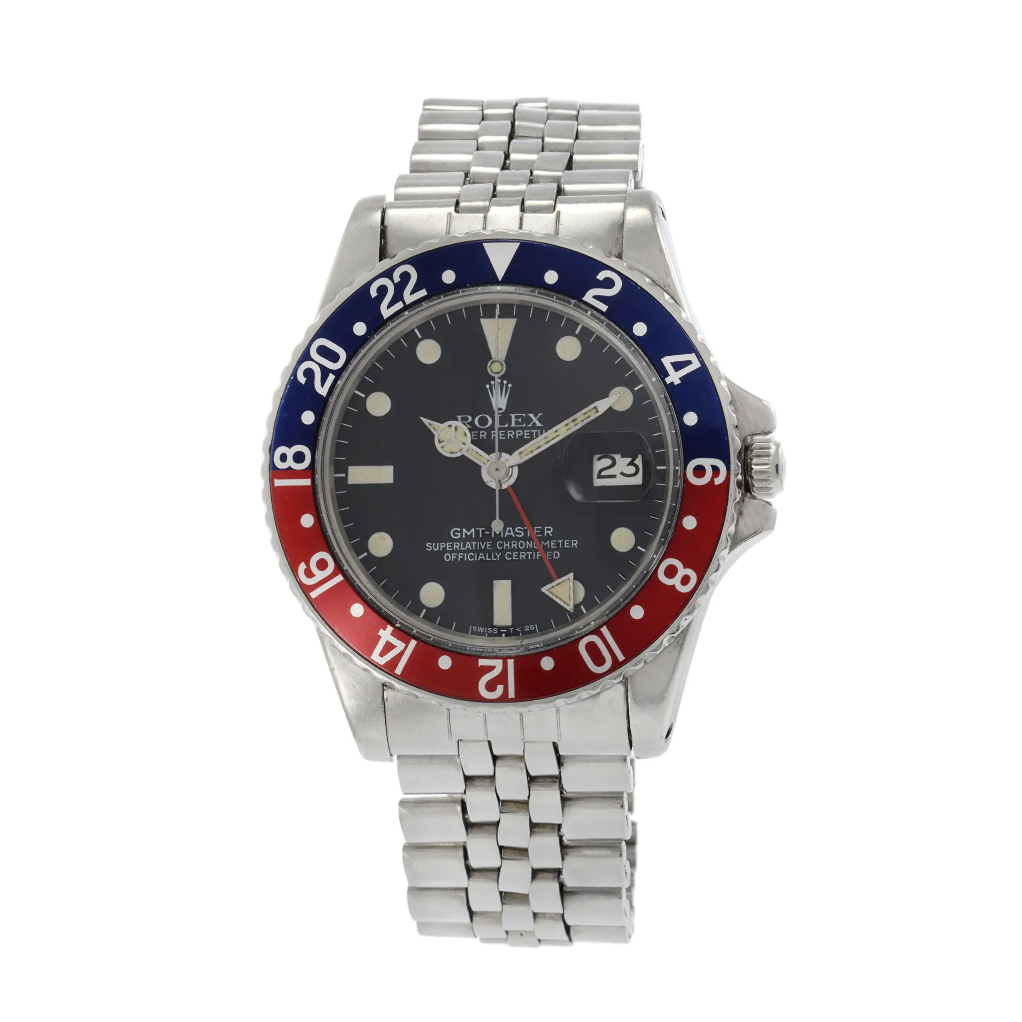 Vintage 1971 Rolex GMT-Master Ref 1675 Pepsi