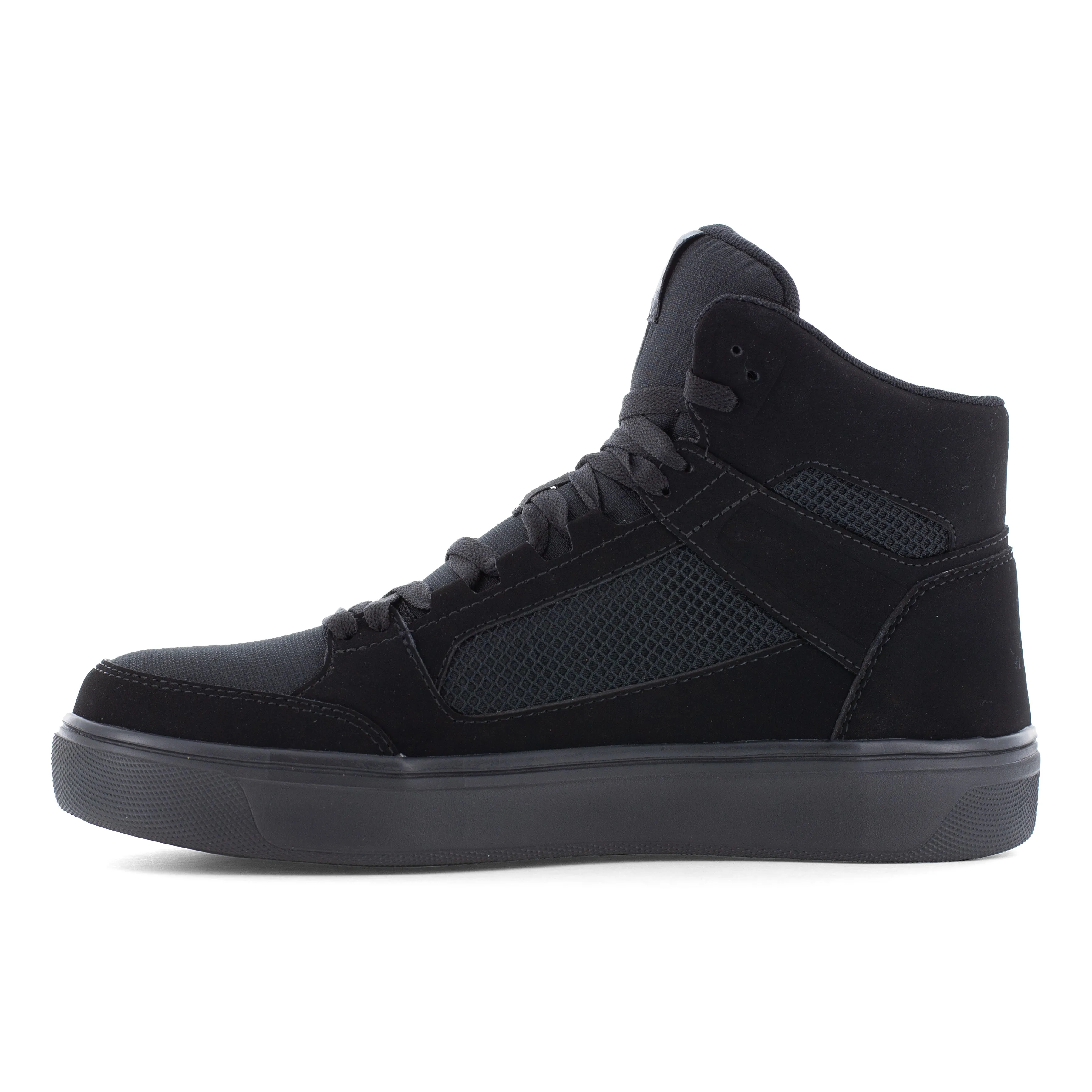 Volcom Men's Evolve Skate Comp Toe High Top Inspired Work Shoe- Black- VM30244