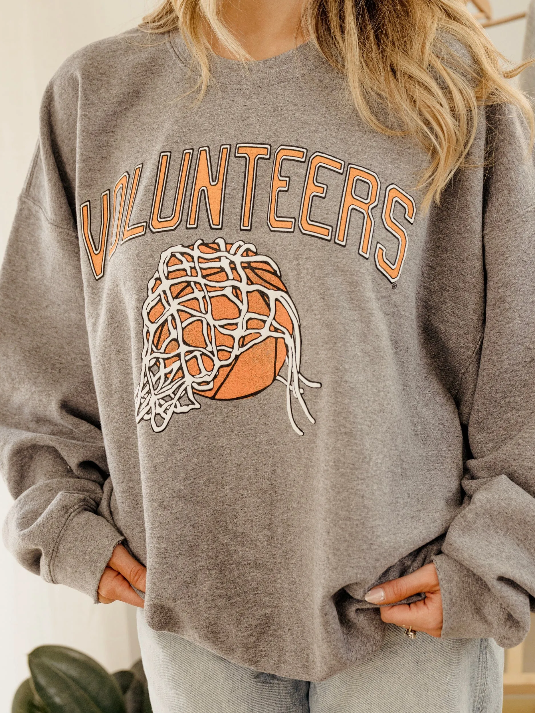 Vols Basketball Fling Puff Ink Thrifted Sweatshirt