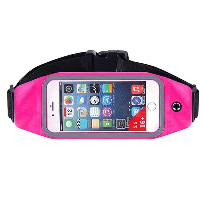 Waterproof Cellphone Running Waist Belt with Pouch
