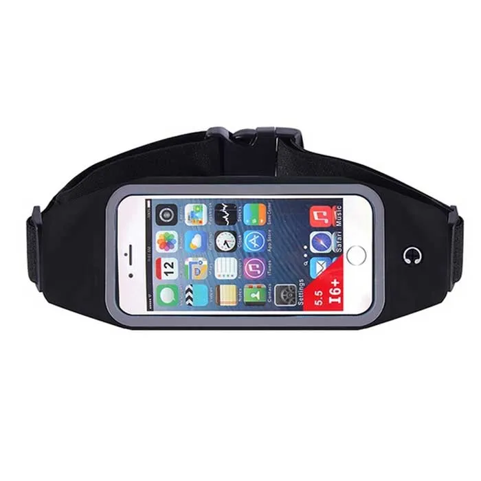Waterproof Cellphone Running Waist Belt with Pouch