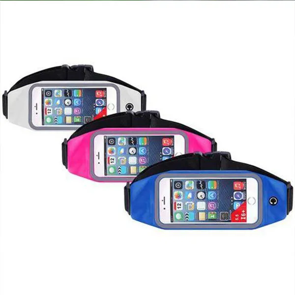 Waterproof Cellphone Running Waist Belt with Pouch