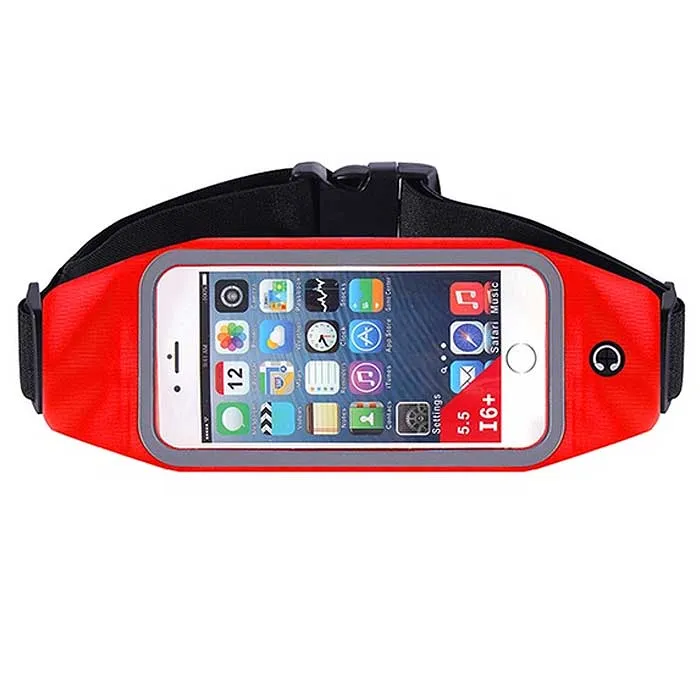 Waterproof Cellphone Running Waist Belt with Pouch