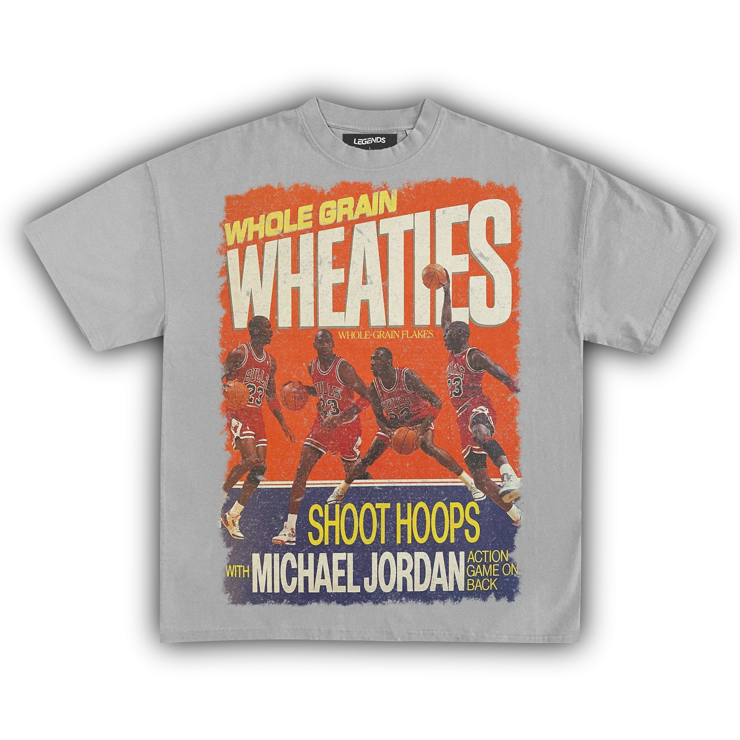 WHEATIES MICHAEL JORDAN SHOOT HOOPS 1990 VINTAGE TEE