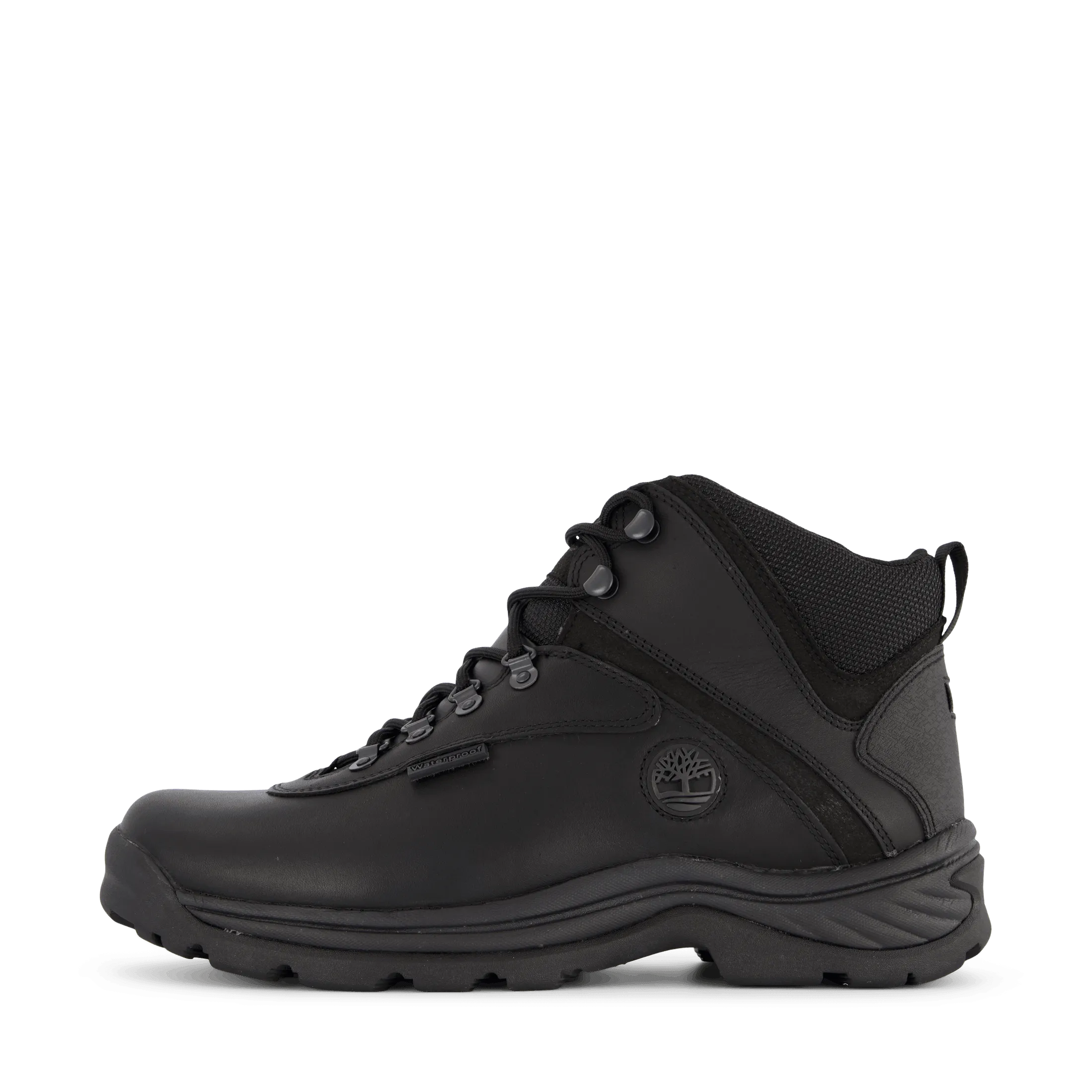 White Ledge Mid Lace Up Waterp Black