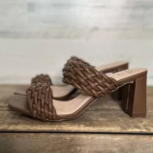 Wicker Heel Brown