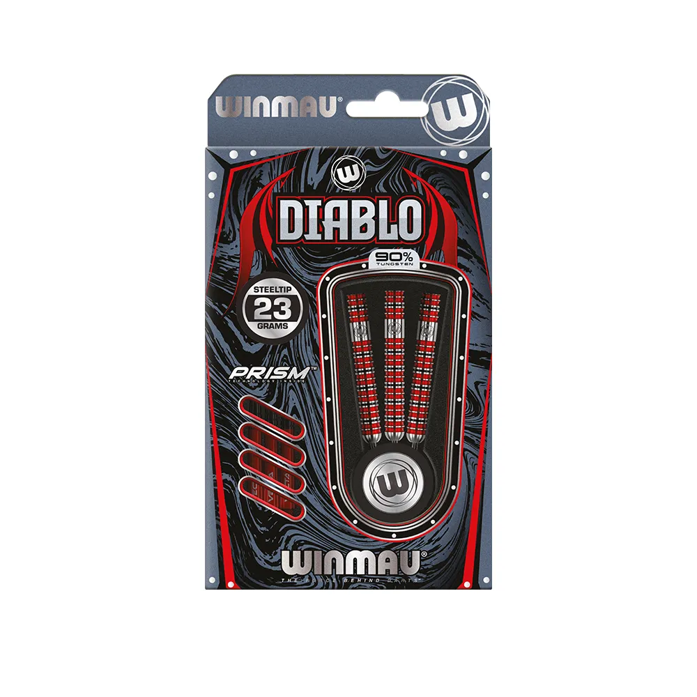 Winmau Diablo Parallel 90% Tungsten Alloy Steeltip Darts