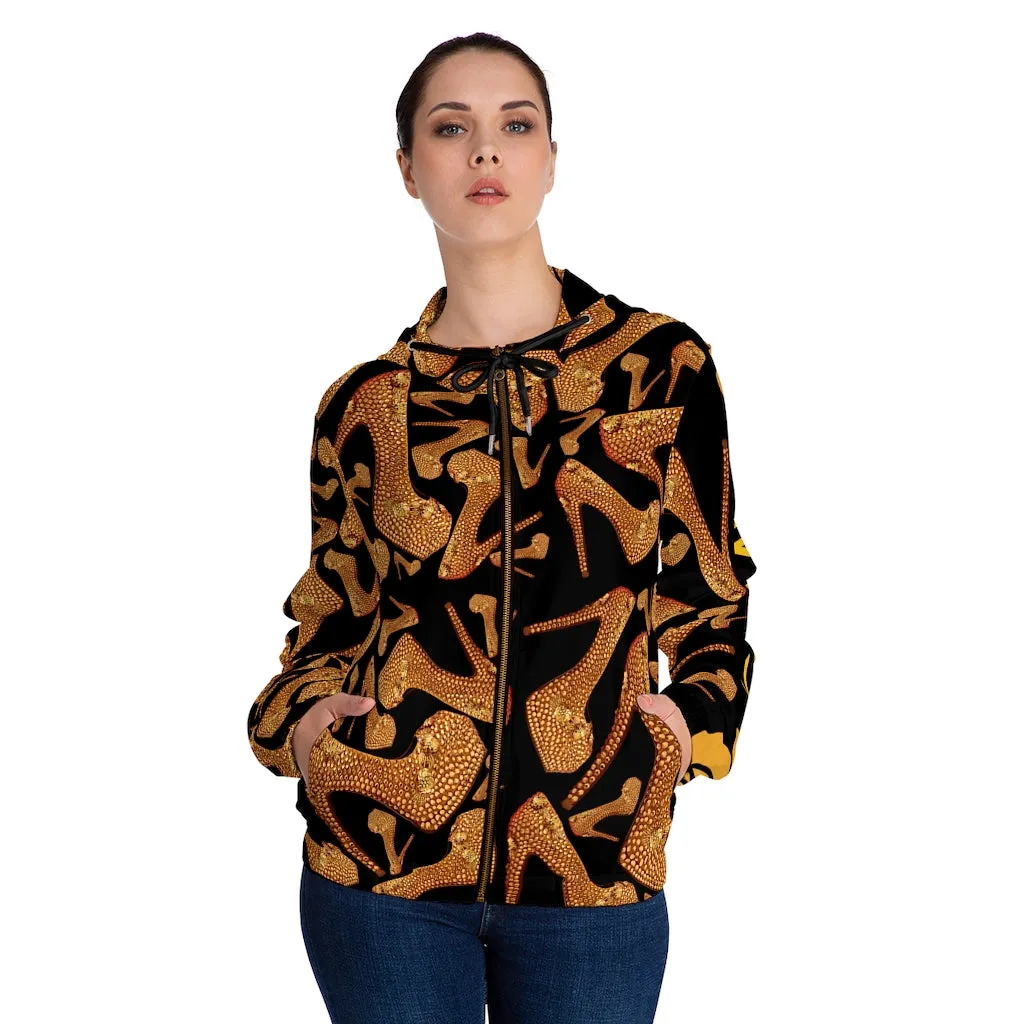 Women’s Full-Zip Hoodie Iopa 'Gold Shoes'