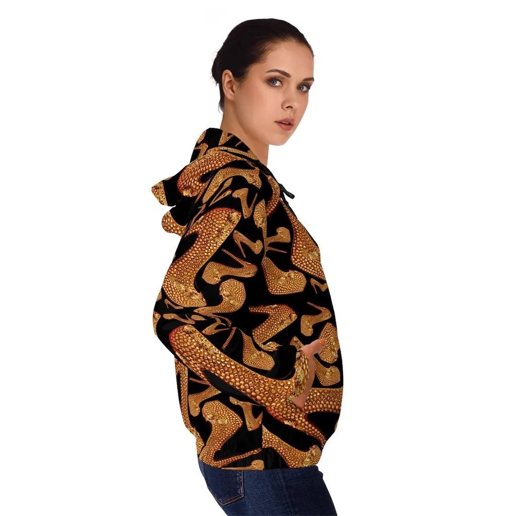 Women’s Full-Zip Hoodie Iopa 'Gold Shoes'