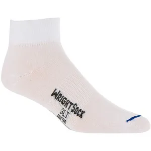 Wrightsock Unisex 185 Polyester 1/4 Crew Running Socks