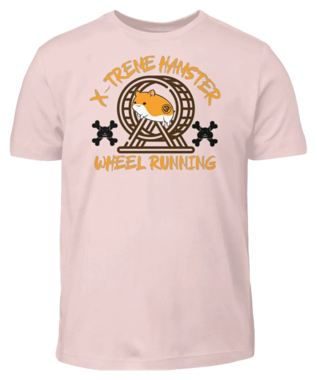 X-treme Hamster Wheel Running  - Kinder T-Shirt