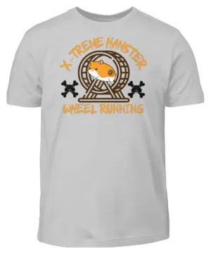 X-treme Hamster Wheel Running  - Kinder T-Shirt