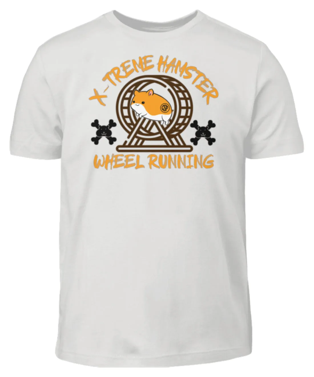 X-treme Hamster Wheel Running  - Kinder T-Shirt