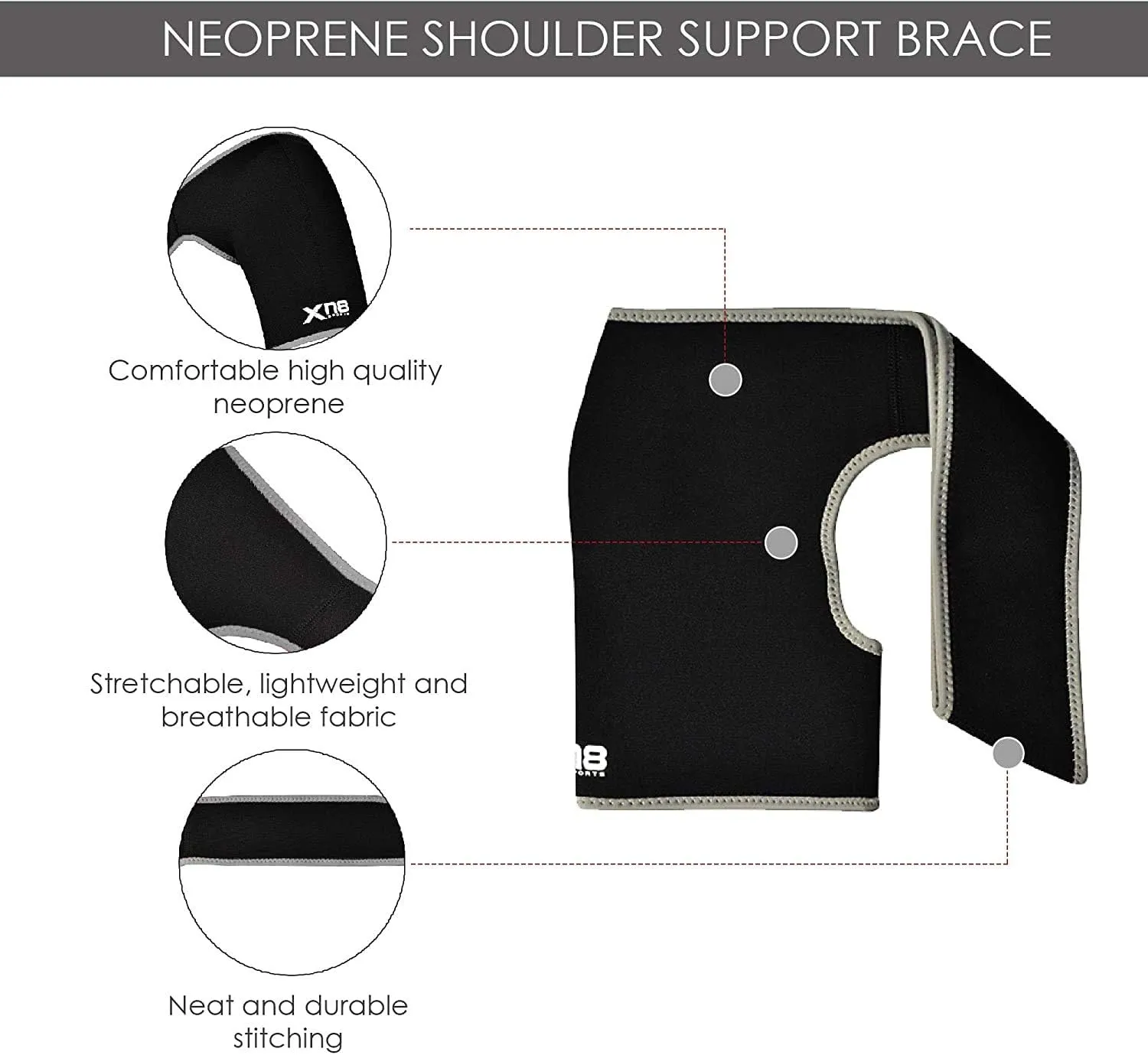 Xn8 Neoprene Shoulder Strap