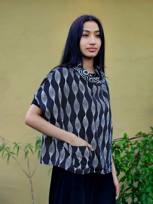 Yaza: Cowl Topper, reversible