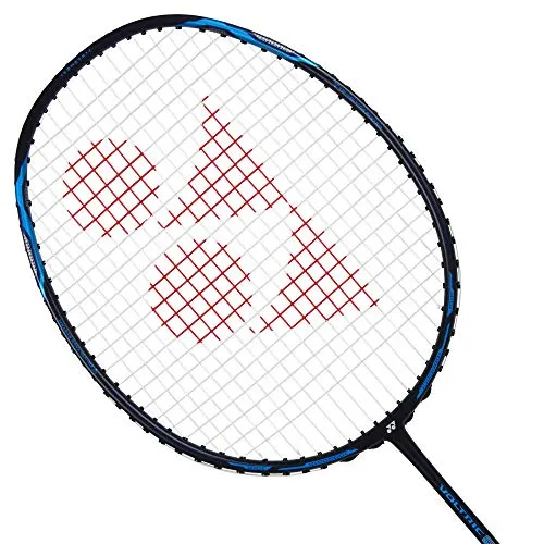 YONEX VOLTRIC 0.7DG Badminton Racquet (Navy Blue, Graphite, 35 lbs. Tension) & Mavis 350 Green Cap Nylon Shuttlecock (Yellow)