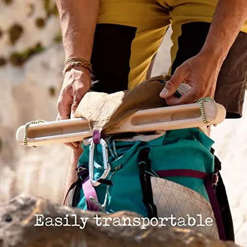 YY Vertical Portable hangboard in recycled wood for Rock Climbing