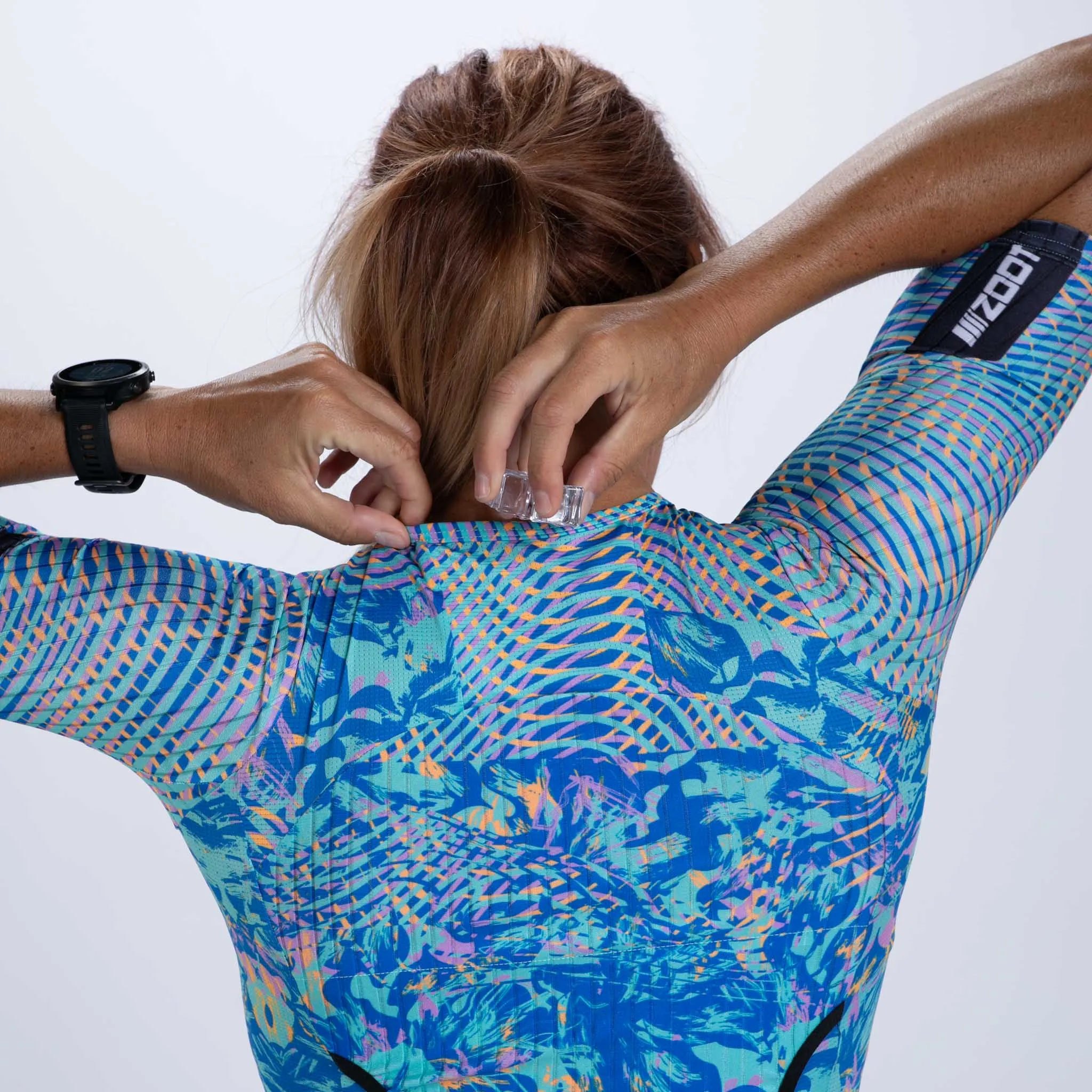ZOOT Women's Ultra Tri P1 Racesuit - KOA BLUE